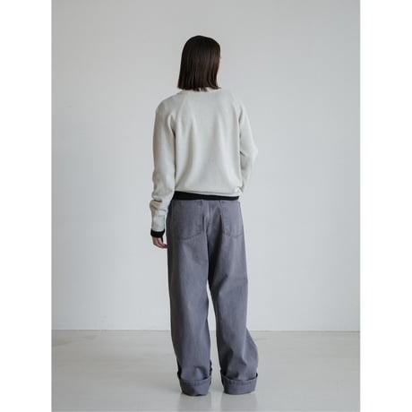 《予約販売》raglan simply knit pullover/2colors_nt2479