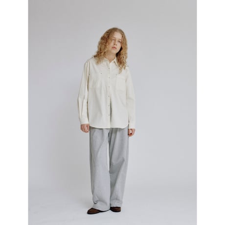 - AUTHENTIC series - stitch accent shirt/3colors_an0051