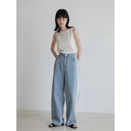 《予約販売》accent mesh tank top/2colors_nt2326