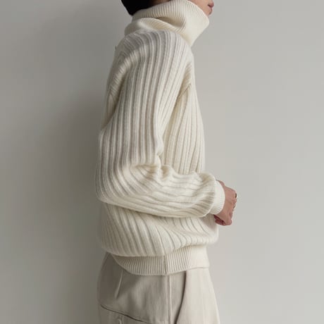 《予約販売》accent lib high neck knit/2colors_nt1926