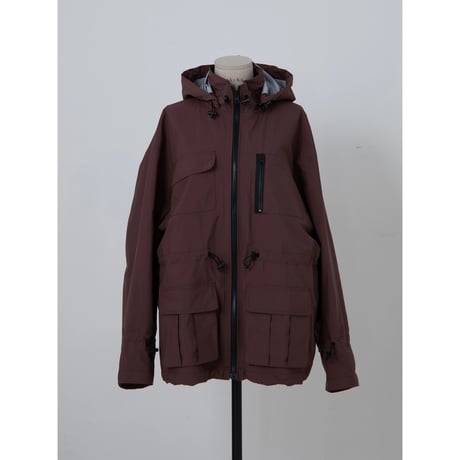 - AUTHENTIC series - tech jacket/burgundy_an0035