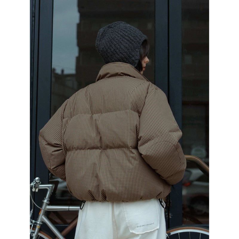 NOKCHA original】mannish down jacket/check_no04