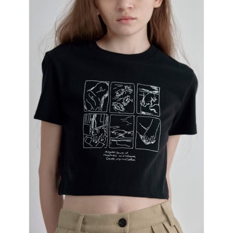 【NOKCHA × Lee Izumida】embroidery minimal tee/3colors_nt2574