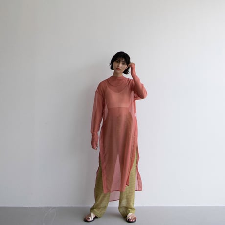 【nokcha original】slit sheer ops/2colors_nd0123