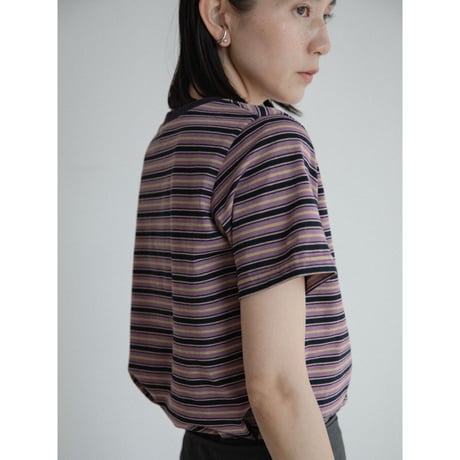 《予約販売》accent color border tee/2colors_nt2310