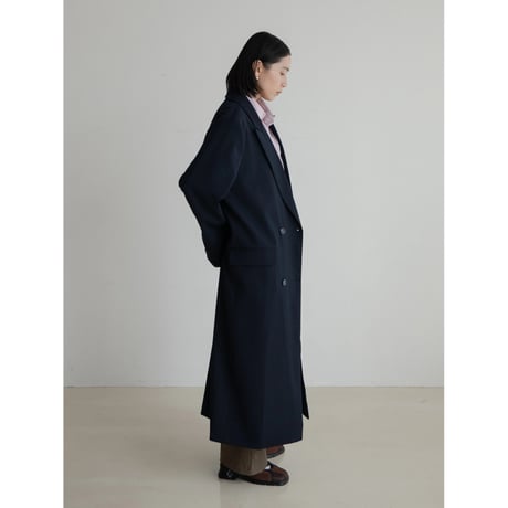 《予約販売》double breasted long coat/2colors_no0439