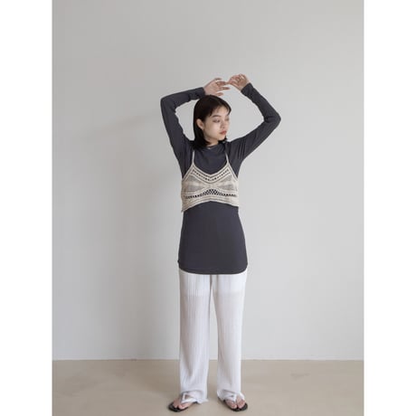 《予約販売》material sheer tops/3colors_nt2067