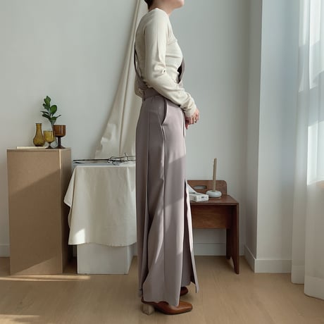 【nokcha original】docking all-in-one/milky gray_np0158