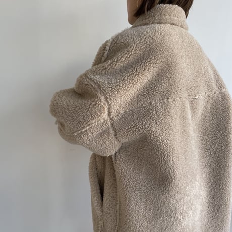 【nokcha original】boa mouton jacket/beige_no0186