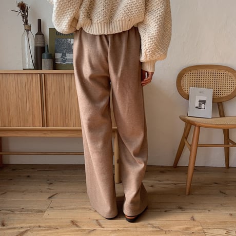 《予約販売》knit easy pants/2colors_np0295