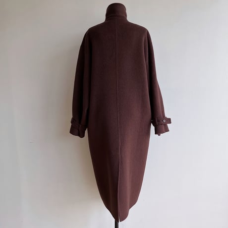 【nokcha original】HANDMADE 2way double coat/deep purple_no0238