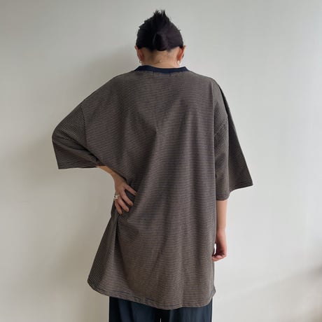 《予約販売》pin border over tee/2colors(unisex)_nt1695
