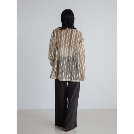 《予約販売》pattern knit shirt/2colors(unisex)_nb0325