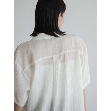 《予約販売》soft sheer shirt/2colors_nb0302