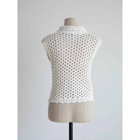 《予約販売》mannish low gauge knit vest/2colors_nt2339