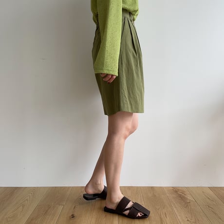《予約販売》nuance linen half pants/2colors_np0574