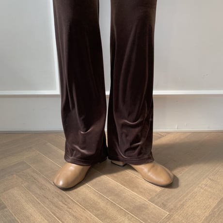 ✳︎予約販売✳︎velvet long pants/2 colors pants_np0068