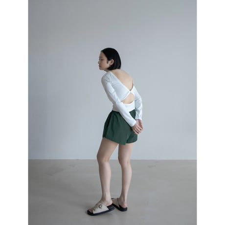 《予約販売》mannish washer short pants/3colors_np1019