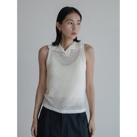 《予約販売》2way summer knit sleeveless/2colors_nt2338