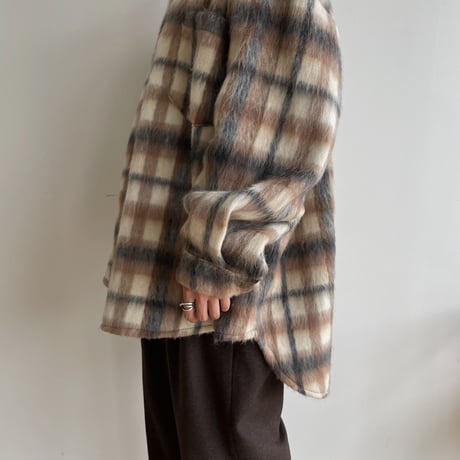 《予約販売》check over shirt jacket/2colors_no0258