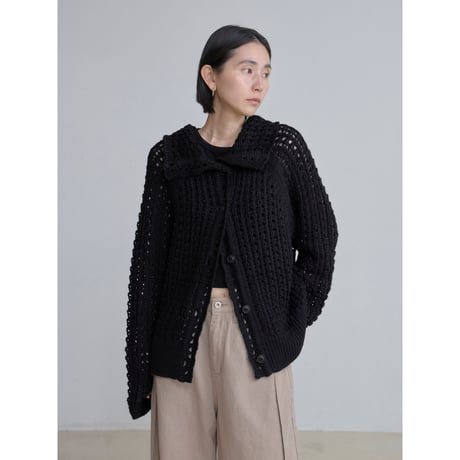 《予約販売》crochet 2way knit cardigan/2colors_nt2500