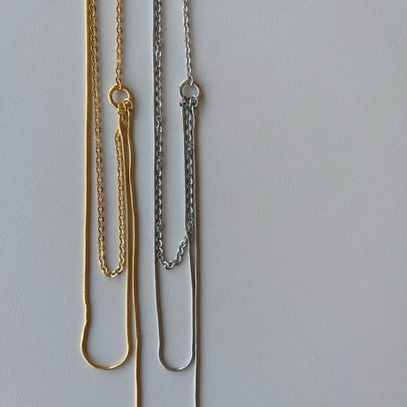 《予約販売》double necklace/2colors_na0612