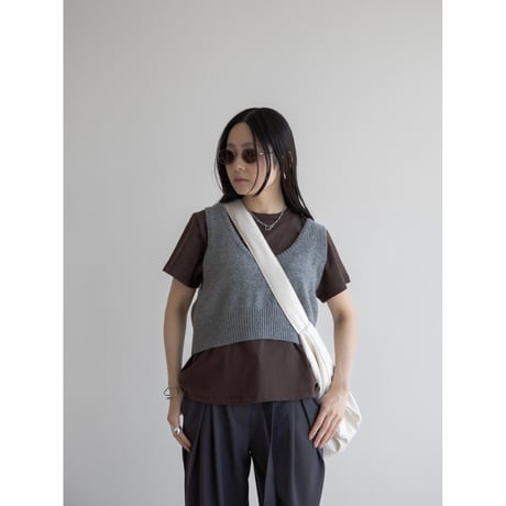 《予約販売》light round shoulder bag/2colors_na0634