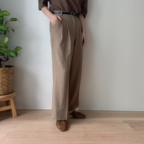 ✳︎予約販売✳︎belt set wide  pants_np0050