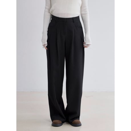 《予約販売》pocket tuck accent pants/2colors_np1225