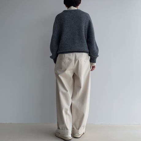 《予約販売》v neck rich knit/2colors_nt1924