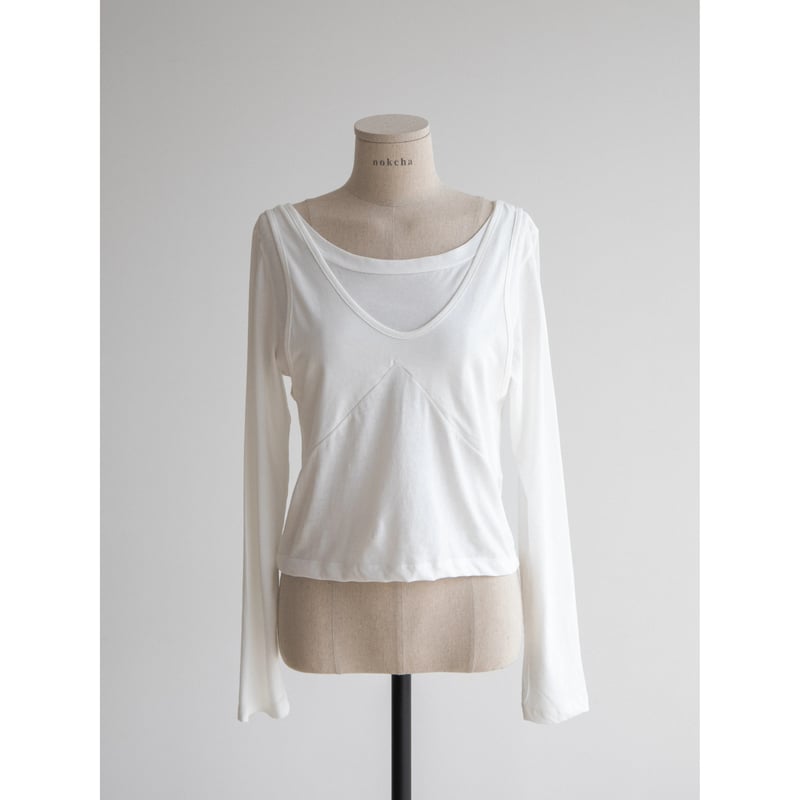 予約販売》unique layered tops/2colors_nt2018 | NOKCHA