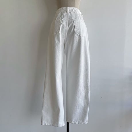 《予約販売》cut white pants_np0814