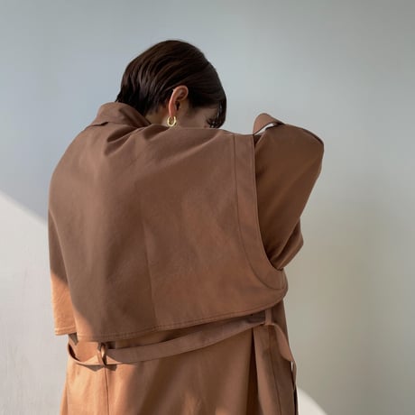【nokcha original】2way quality over trench coat/renga_no0146