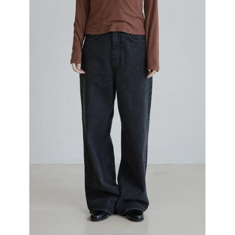 《予約販売》simply black jeans_nj0162
