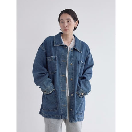 《予約販売》mannish middle denim jacket/2colors_no0518