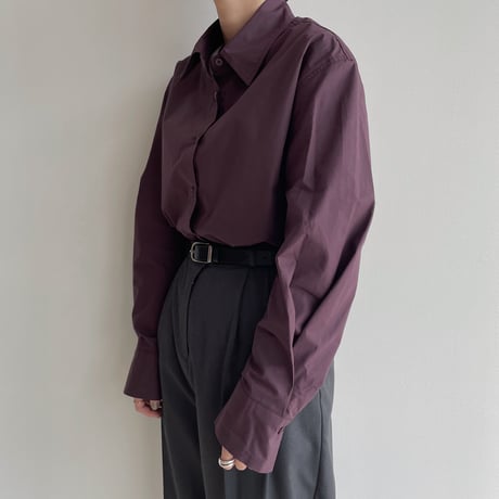 《予約販売》silhouette lady shirt/2colors_nb0219