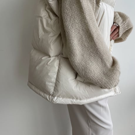 《予約販売》duck down vest/2colors_nt1228