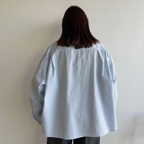 《予約販売》washing mannish shirt/3colors_nt1583