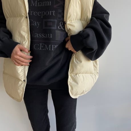 《予約販売》duck down daily vest/2colors_no0252