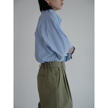 《予約販売》tuck twill cotton pants/2colors_np1070