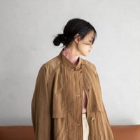 【nokcha original】washer quilting trench coat/beige_no0121