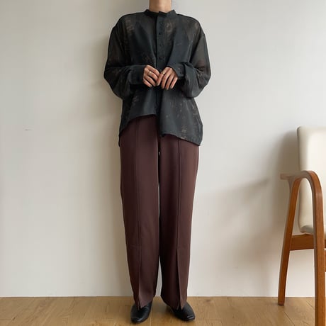 《予約販売》sheer marble blouse/2colors_nb0088