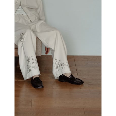 【 RESTOCK 】 【NOKCHA × pinmyself】sketch sweat  pants_np1170