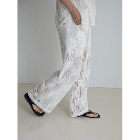 《予約販売》jacquard knit pants/2colors_np1134