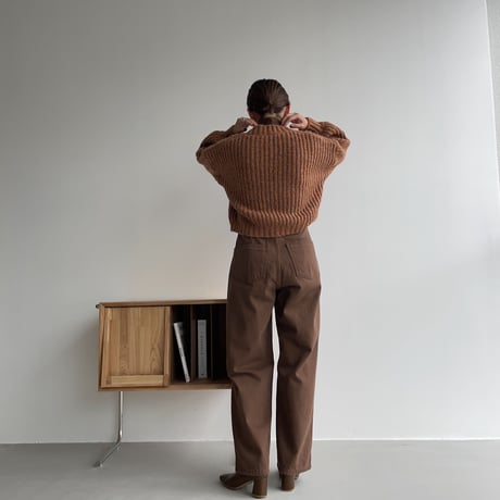 《予約販売》melange coloring knit/2colors_nt1109