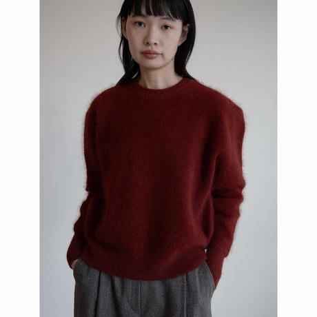 《予約販売》silhouette angora knit pullover/2colors_nt2196