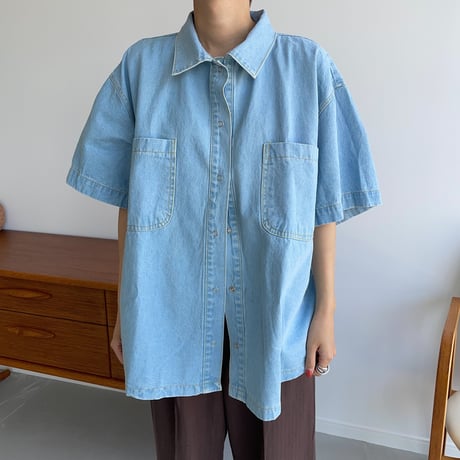 《予約販売》denim  shirt_nt0968