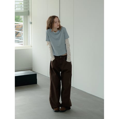 【 RESTOCK 】【NOKCHA original】oval cotton pants_np1154