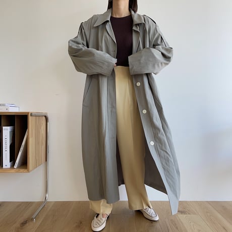 《予約販売》material over trench coat/3colors_no0201