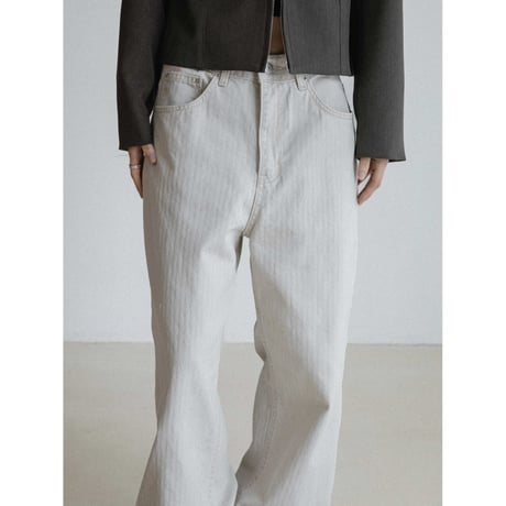 《予約販売》herringbone jeans/2colors_nj0187